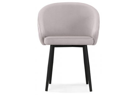 Стул на металлокаркасе Woodville Сутгайн MR-28, черный, ножки черные