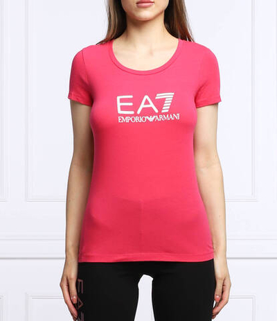 футболка EA7 - фуксия(8NTT63 TJ12Z)