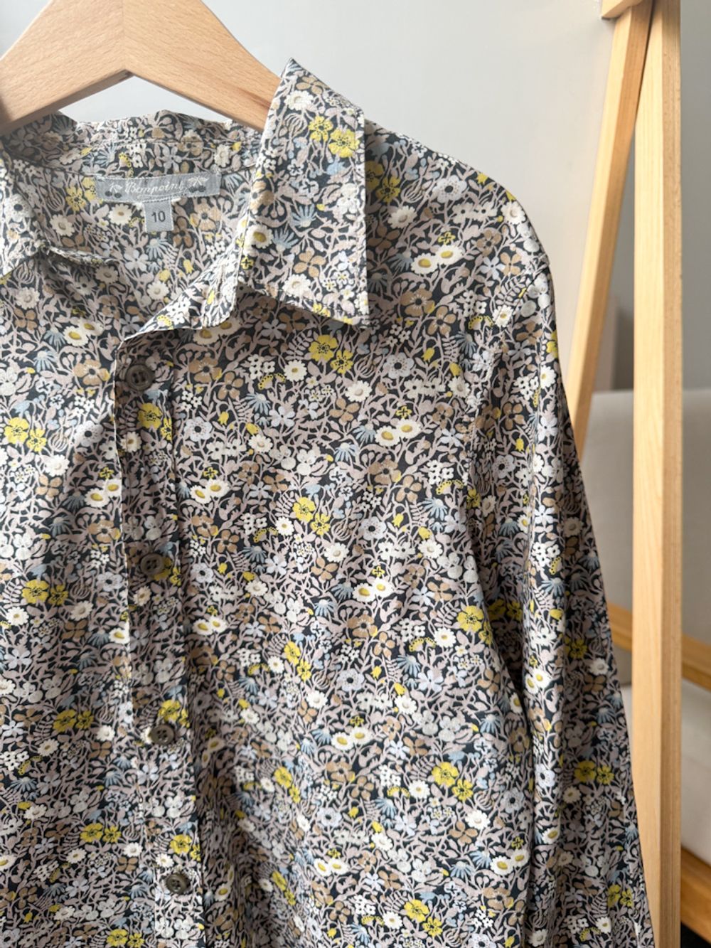 Хлопковая блузка Bonpoint, 140