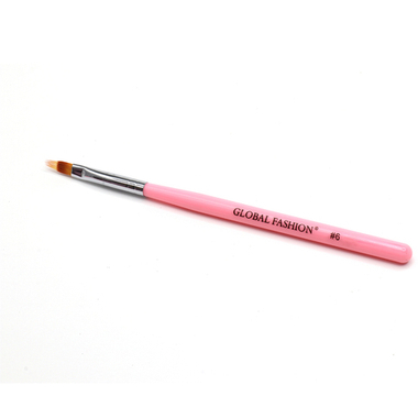 Кисть омбре Global Fashion #6, розовая