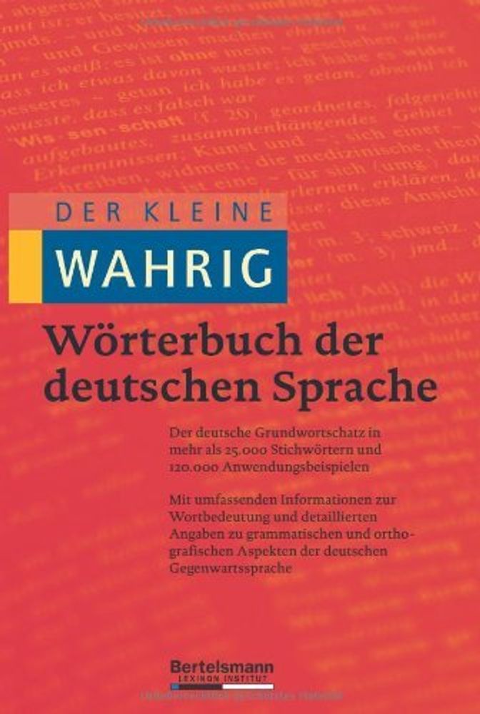 Wahrig  Das kleine Woerterbuch der deutschen Sprache