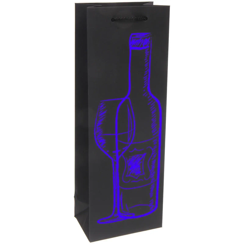 Пакет под бутылку «Изысканный напиток» 36*12,5*8,3 см