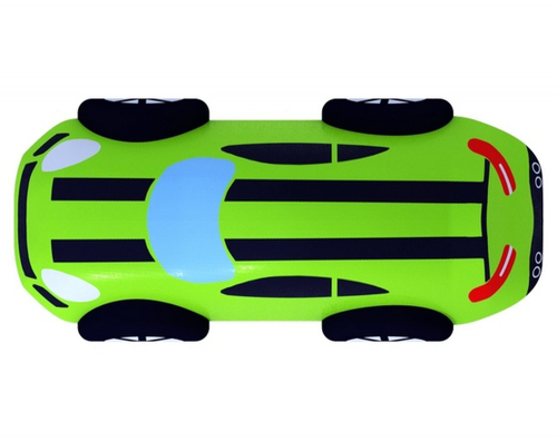 Резиновая фигура «Гоночная машина зеленая»