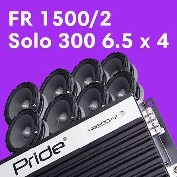FR 1500/2 + Solo 300 6.5 Competition x 4
