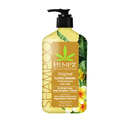 HEMPZ Шампунь Оригинальный 500ml/ Original Herbal Shampoo For Damaged & Color Treated Hair