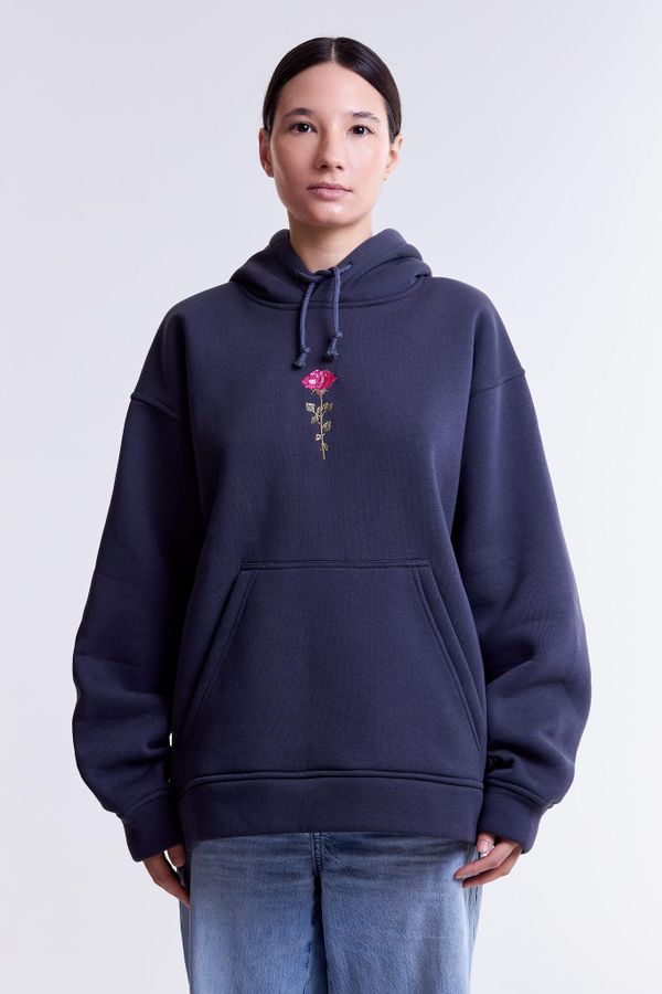 Худи Роза Warm темно-серое - фото 2