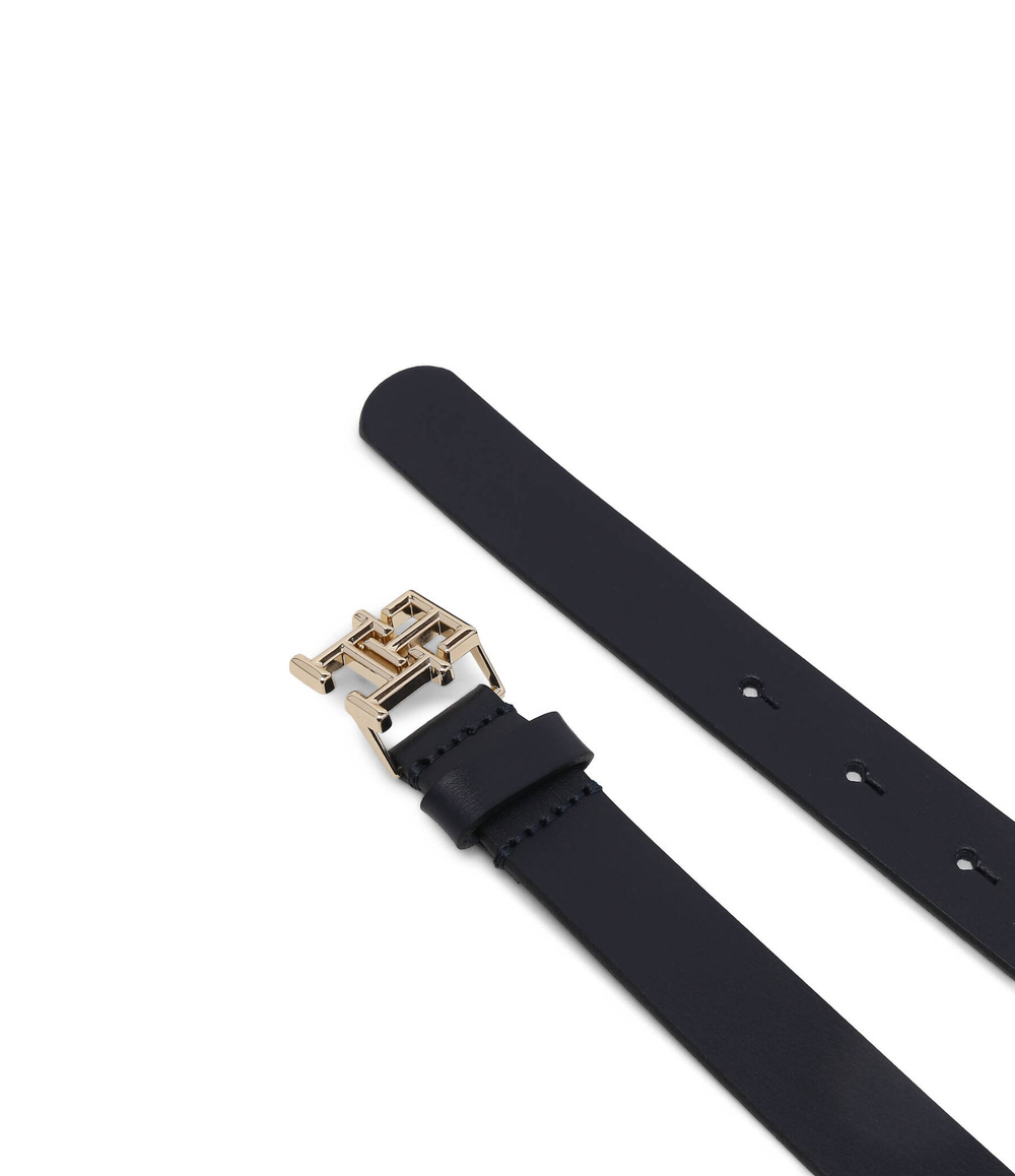 Кожаный ремень Tommy Hilfiger - темно-синий(AW0AW15182)