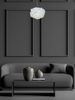 Люстра подвесная Lanbos, 1 лампа Е27, 15 Вт LED, 3 кв м, белая