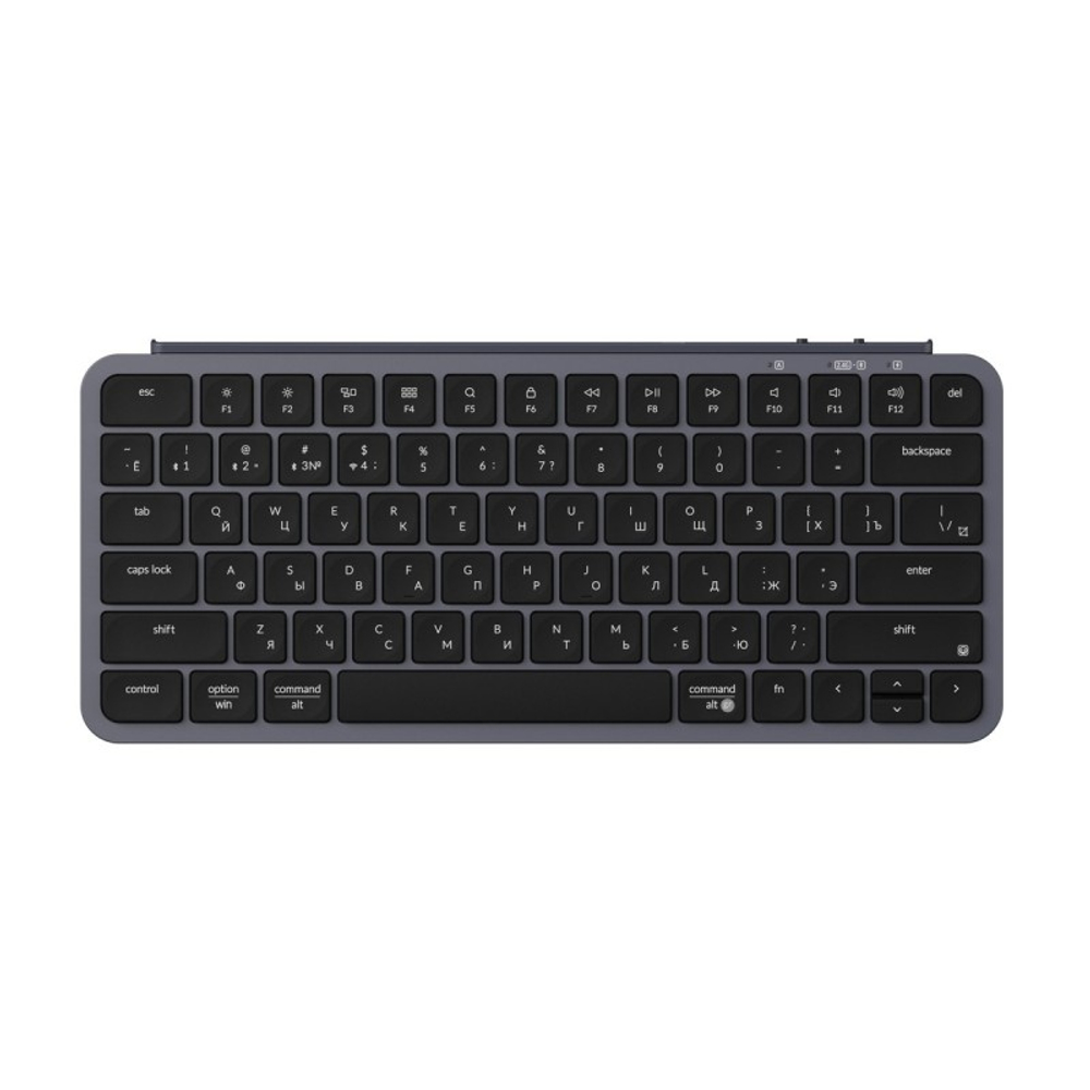 Беспроводная ультратонкая клавиатура Keychron B1 Pro, 77 клавиш, ножничные переключатели, цвет Space grey (B1P-K1)