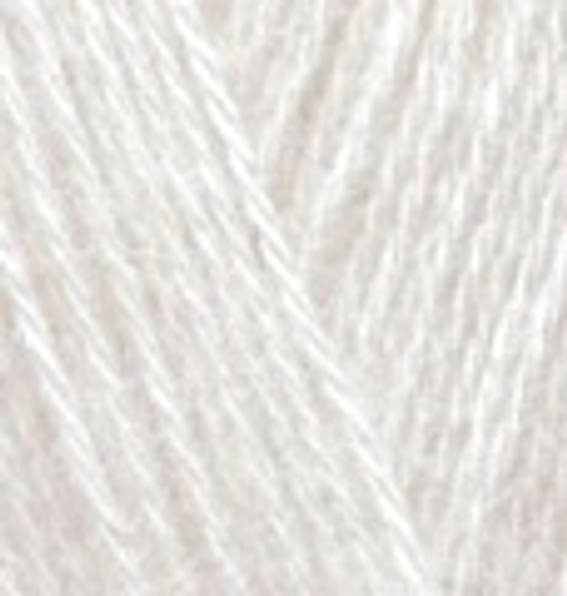 Пряжа ALIZE "Angora Gold" 599 слоновая кость