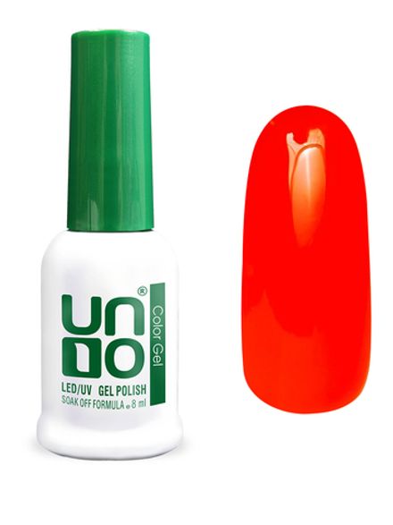 Гель-лак Uno - 170 Оранжевый неоновый - Orange Neon, 8мл.