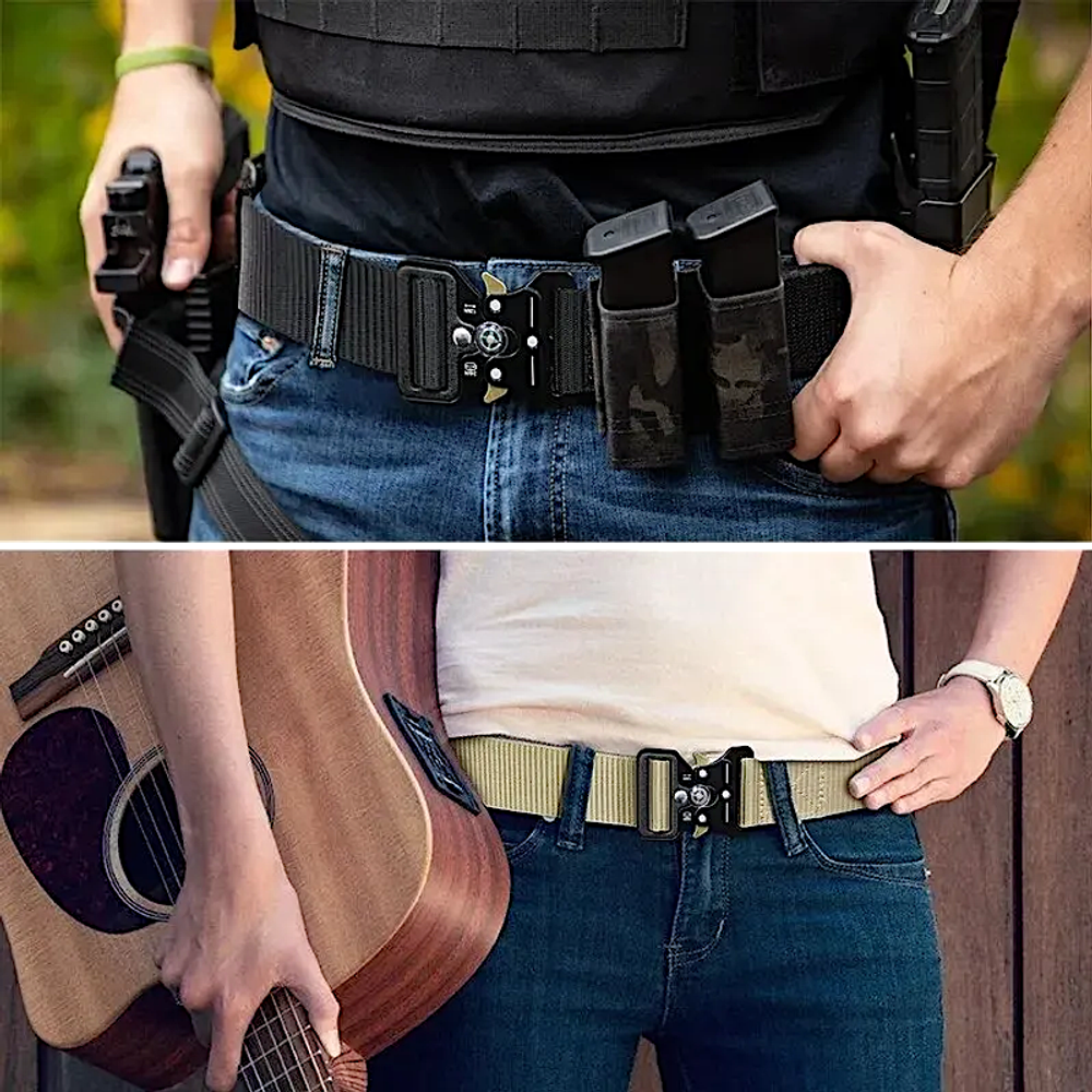 Ремень Nova-Tex 7.62 Cobra 7TB + Компас Брючный 40мм Синий нейлон