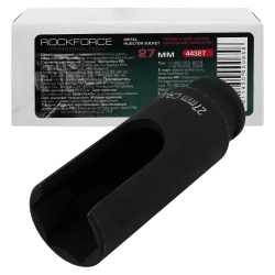 Головка разрезная для снятия дизельных форсунок 27мм 1/2''6гр. RockForce##Rock FORCE RF-44327