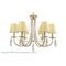 Подвесная люстра Crystal Lux Victoria SP6 Gold/Amber