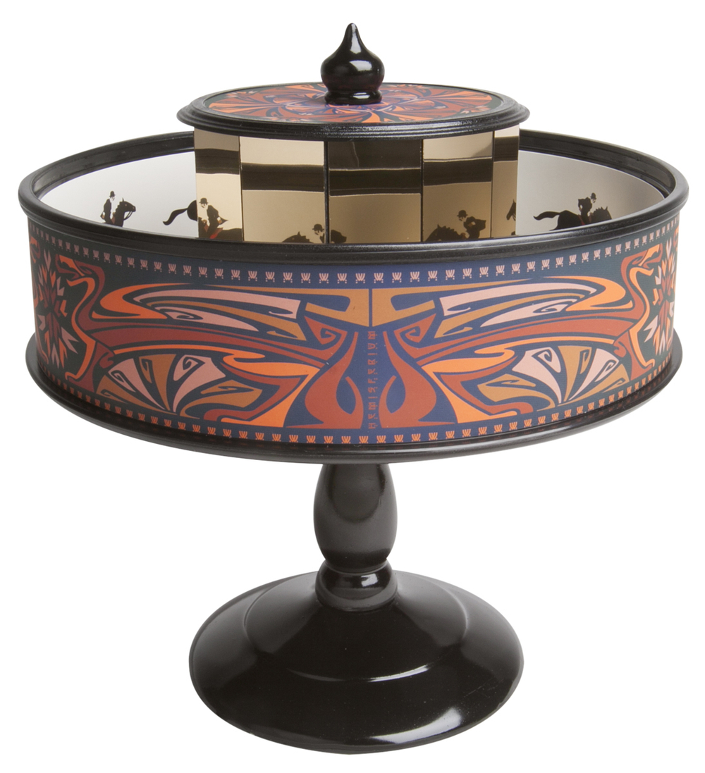 Праксиноскоп в стиле модерн 22см Hemisferium Moderniste Black Praxinoscope дерево