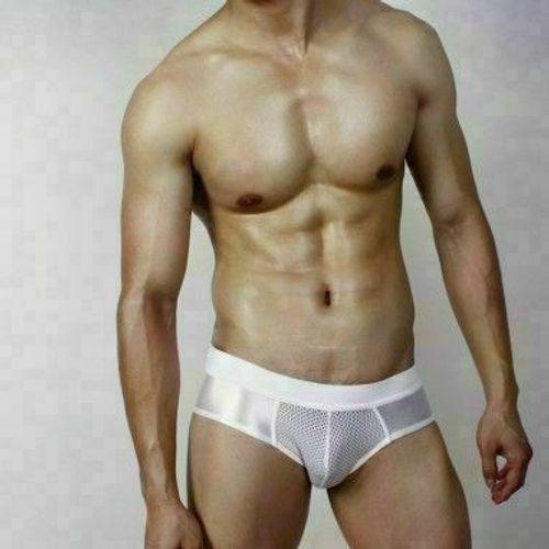 Мужские трусы брифы белые Superbody White Briefs