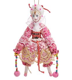 РусКукла RK-434/2 Кукла подвесная «Клоунесса»