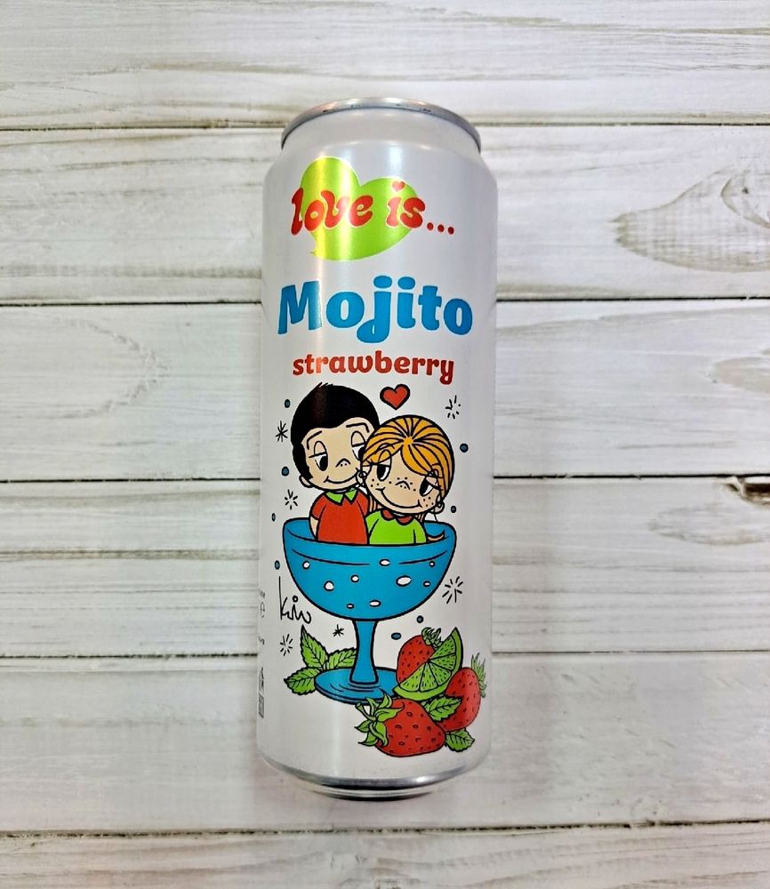 Безалкогольный газированный напиток Love is &quot;Mojito Strawberry&quot;