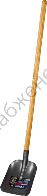 ЗУБР Фаворит, 270 х 230 х 1440 мм, полотно 1.7 мм закалено, дерев. лакир. черенок высш. сорт, тип ЛСП, совковая лопата, Профессионал (4-39521)