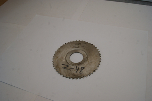 Фреза отрезная дисковая по металлу 100х1.4х27мм. z=48 Р6М5 СССР