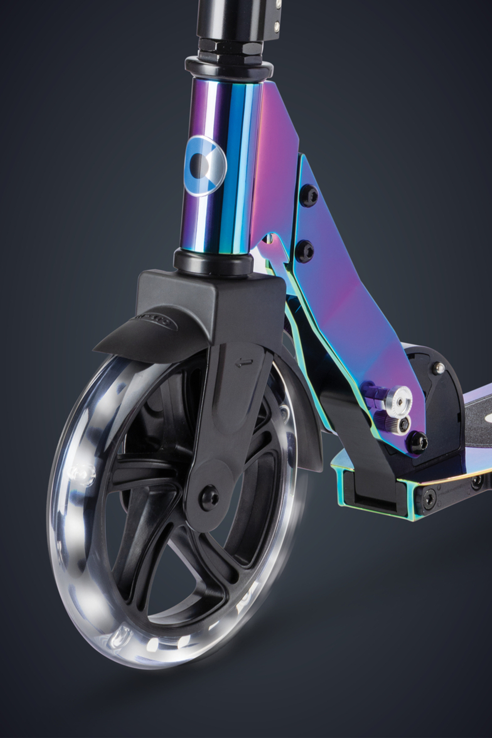 Самокат Micro Cruiser LED неохром