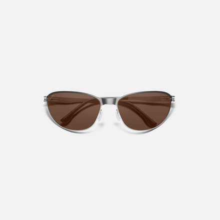 Очки WHITELAB Arc Silver/Brown S3