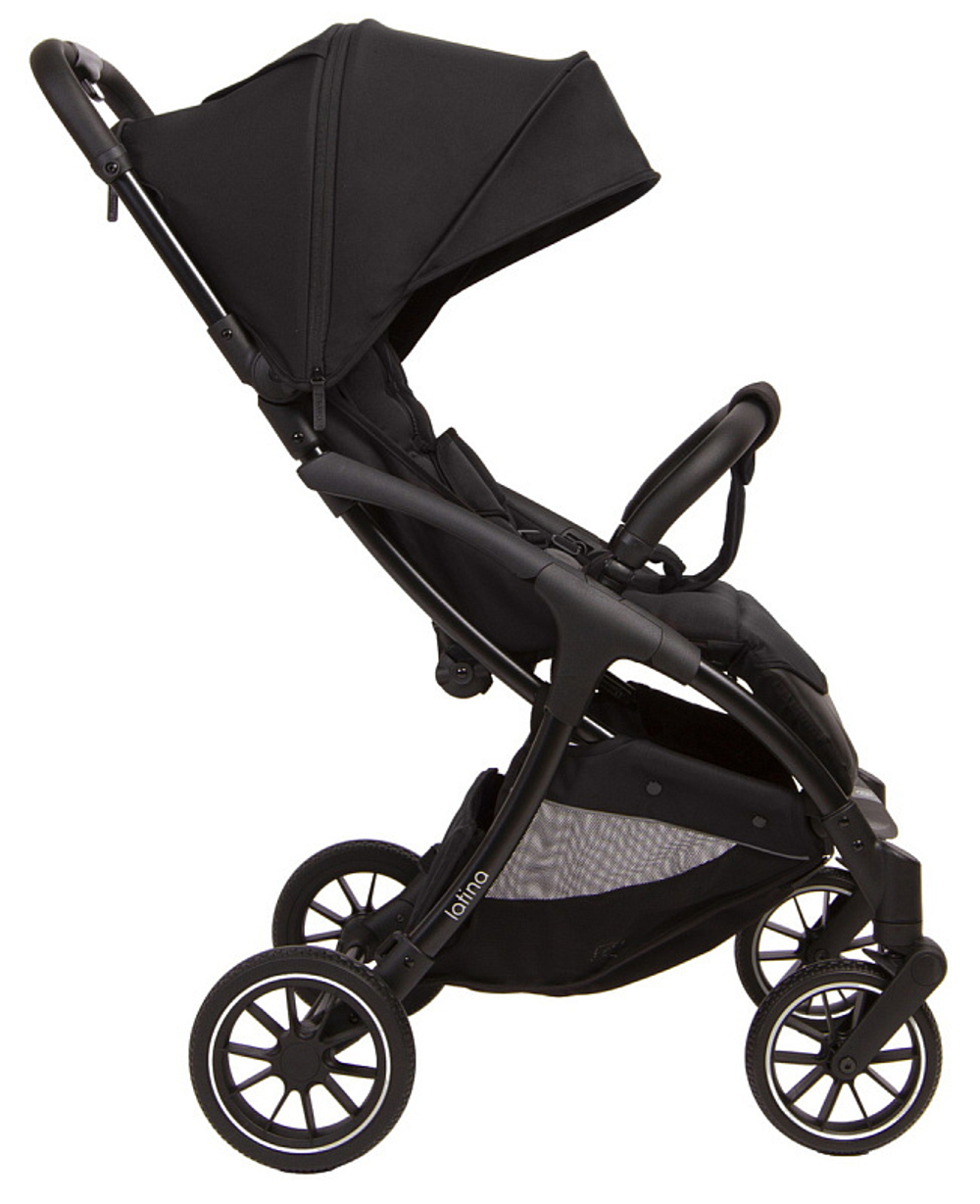 Коляска прогулочная Peppy Latina (black cosmos) черная