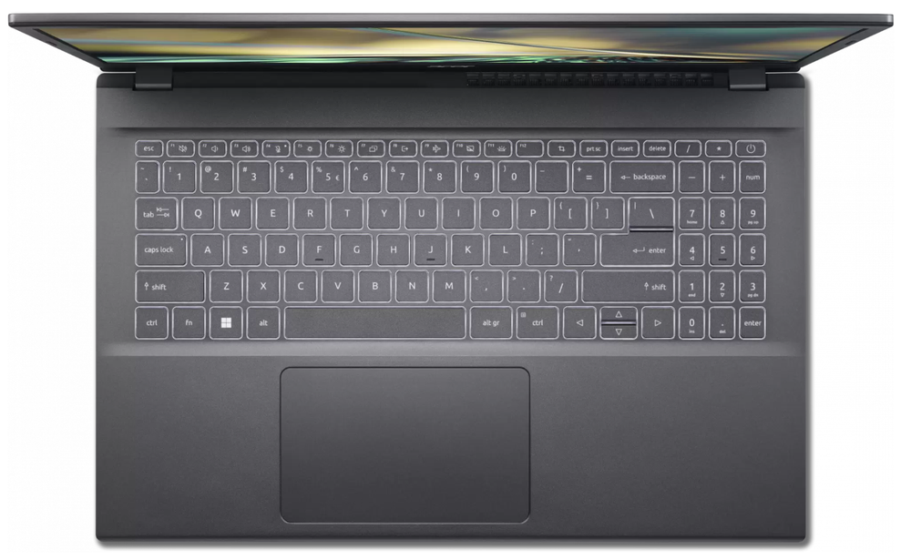 15.6" Ноутбук Acer Aspire 5 A515-57-51W3 (1920x1080, Intel Core i5-1235U, RAM 16ГБ, SSD 512ГБ, Intel Iris Xe Graphics, Win 11)