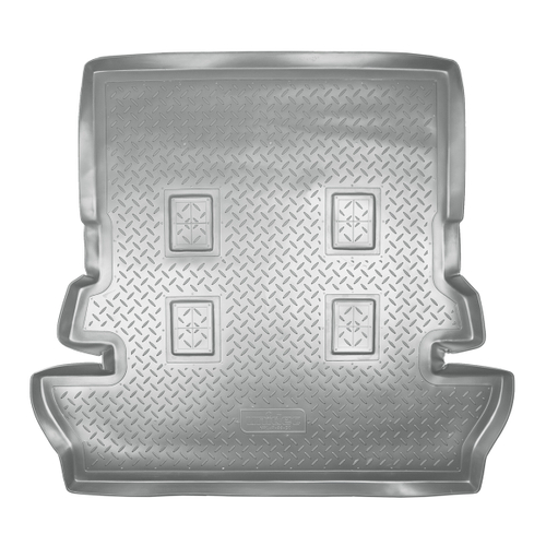 Коврик в багажник Norplast/Unidec для Toyota LC 200 в кузове J20A (2007-) Серый,7 мест, полиуретан, арт.NPL-P-88-50-G