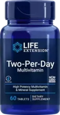 Two-Per-Day Мультивитамины 60 таблеток Life Extension