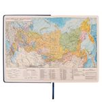 Ежедневник недатированный БОЛЬШОЙ ФОРМАТ 210х297 мм А4, BRAUBERG "Status", 160 л., темно-синий, 113359