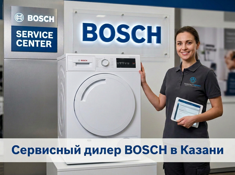 Ремонт сушильной машины Bosch в Казани