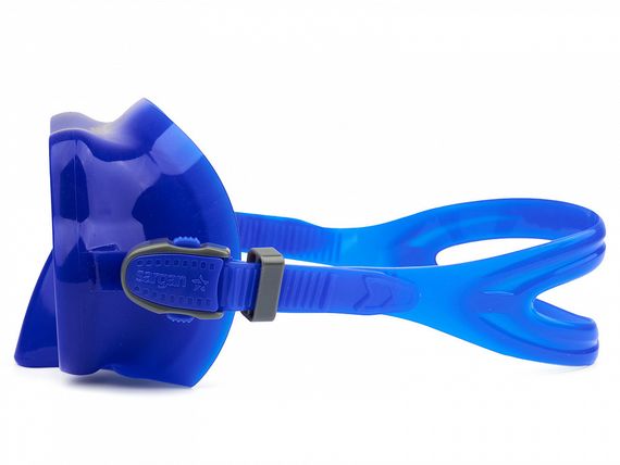 Набор маска+трубка в сумке Sargan Баттерфляй-М черный/синий