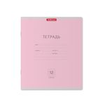 Тетрадь 12л, клетка, Erich Krause Классика, розовая