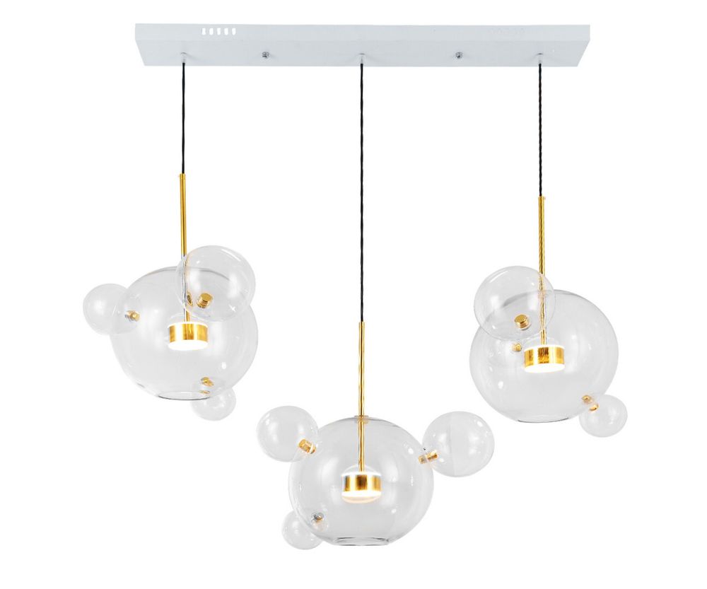 Kink Light 07545-4 (3AS),21 Подвес Галла прозрачный Led 42W