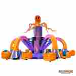 Аттракцион щупальца «Объятия океана» 12 кабинок, 24 места 15×15×5,5 м