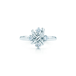 Кольцо из платины с бриллиантами, Tiffany 💎Shlumberge ring Lynn . В наличии