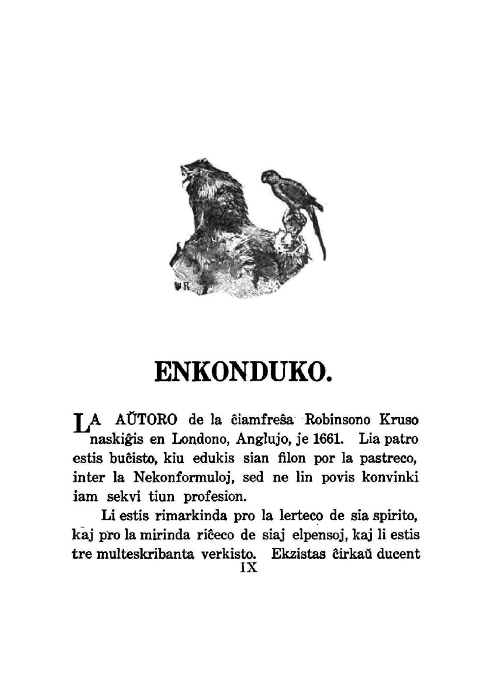 Robinsono Kruso. lia vivo kaj strangaj, mirindegaj aventuroj | Daniel Defoe