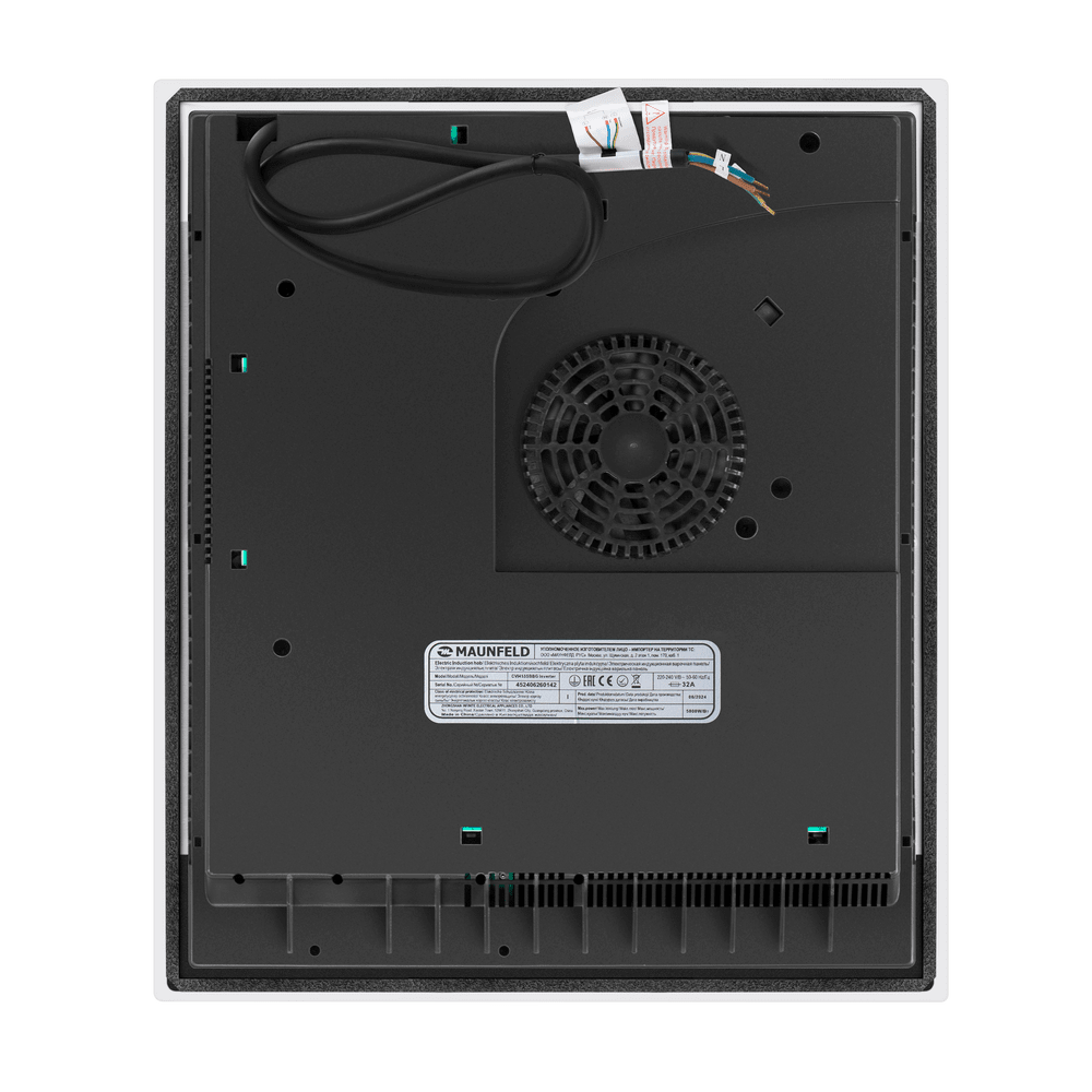 Индукционная варочная панель с объединением зон Bridge Induction MAUNFELD CVI453SBBG Inverter