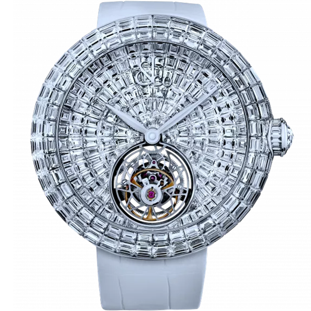 Jacob &amp; Co Brilliant Flying Tourbillon Baguette White Diamonds (BT546.30.BD.BD.ABALA)