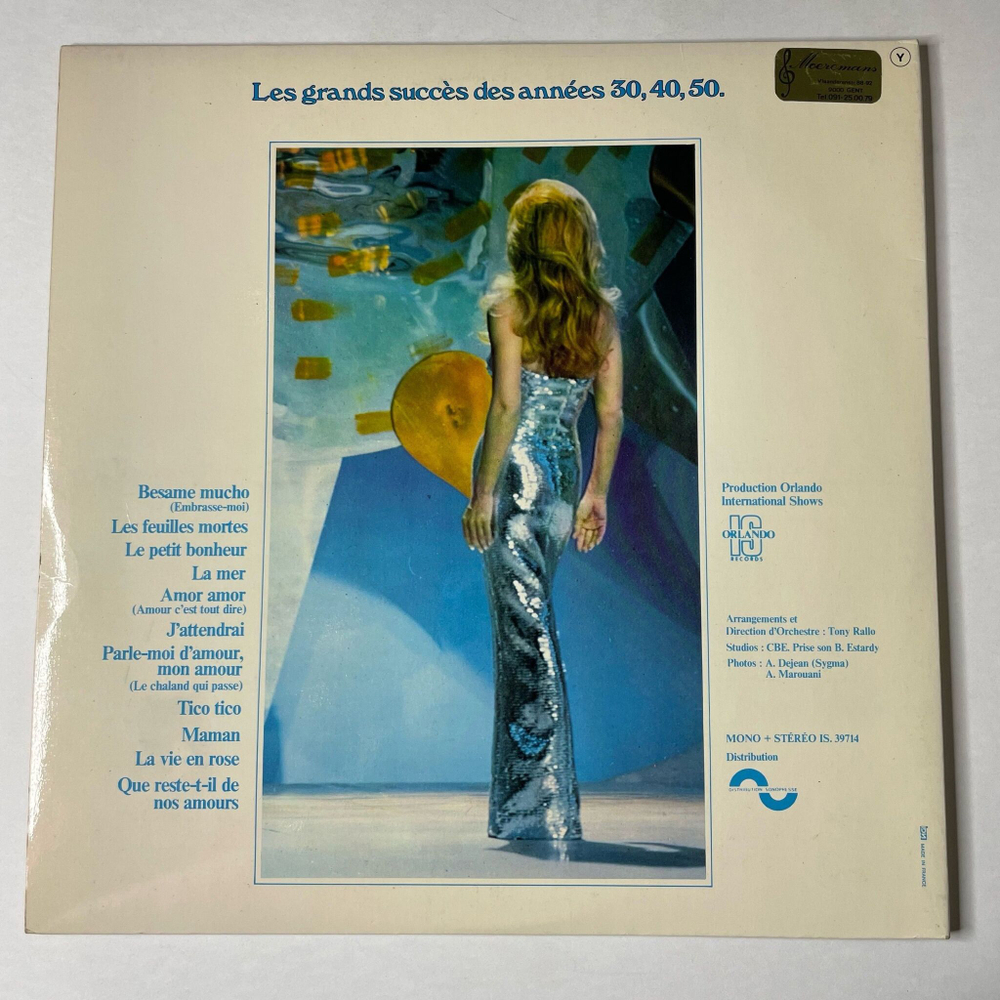 Винтажная виниловая пластинка LP Dalida Coup De Chapeau Au Passe (France 1976) Les Feuilles Mortes
