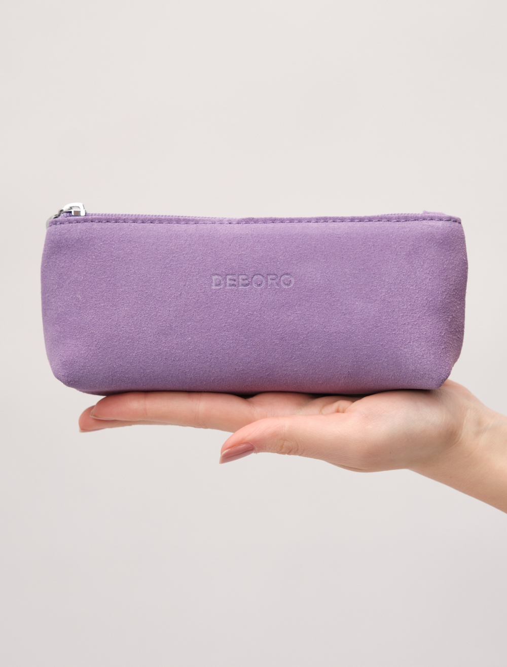 Замшевая косметичка Deboro 17-96 лиловый