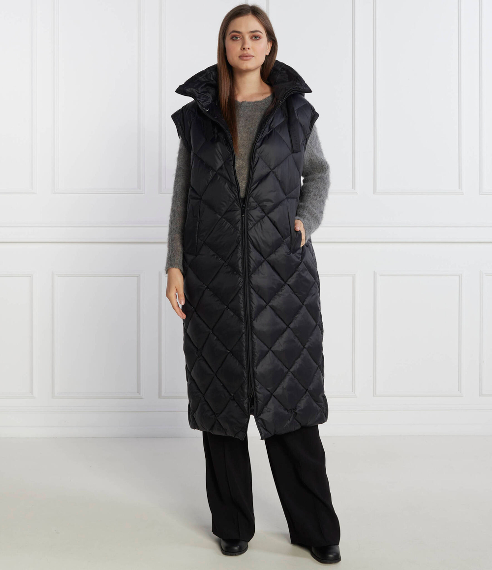 Пуховое пальто 2в1 Marella SPORT - черный(34960339)