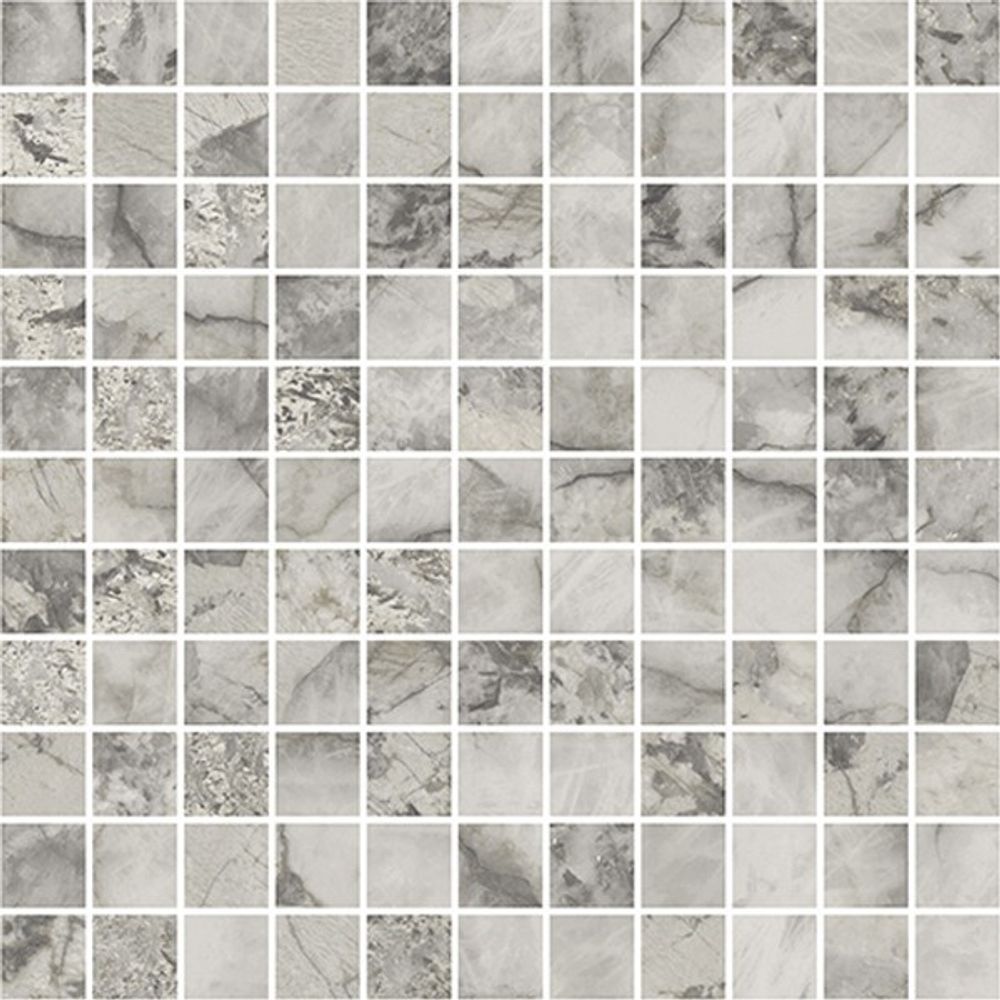 Мозаика MOSAICO GEMSTONE GREY NAT RET (179125)