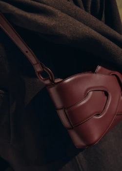 POLENE СУМКА NODDE, ВИШНЕВЫЙ