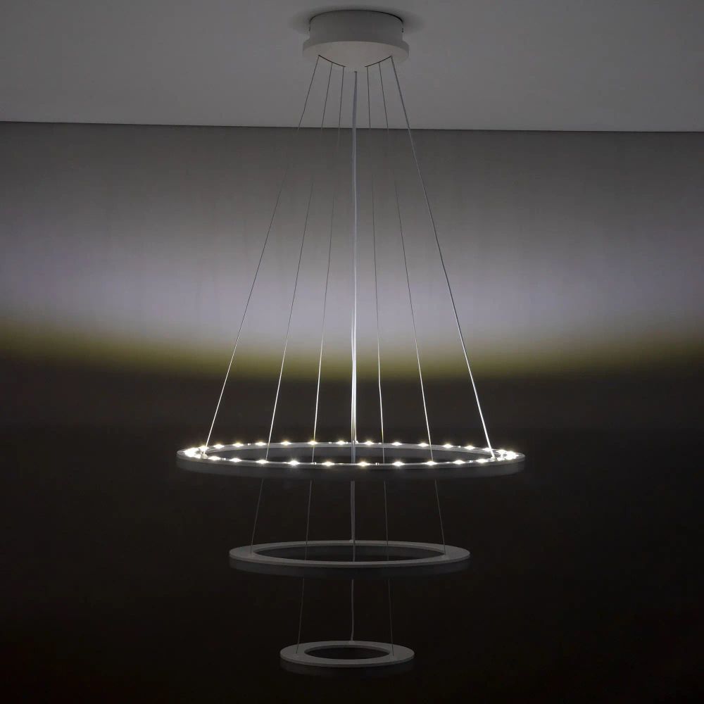 Citilux Электрон Смарт CL710A104S Умная люстра подвесная Белая