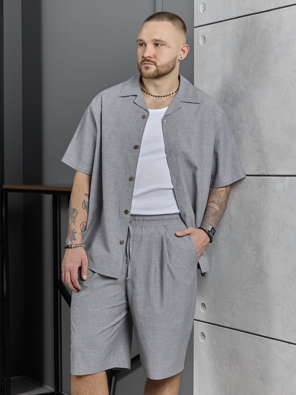 Костюм мужской Аристократ-2 Виотекс СЕРЫЙ МЕЛАНЖ