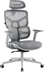Эргономичное кресло Everprof Alfa Grey Сетка Серый
