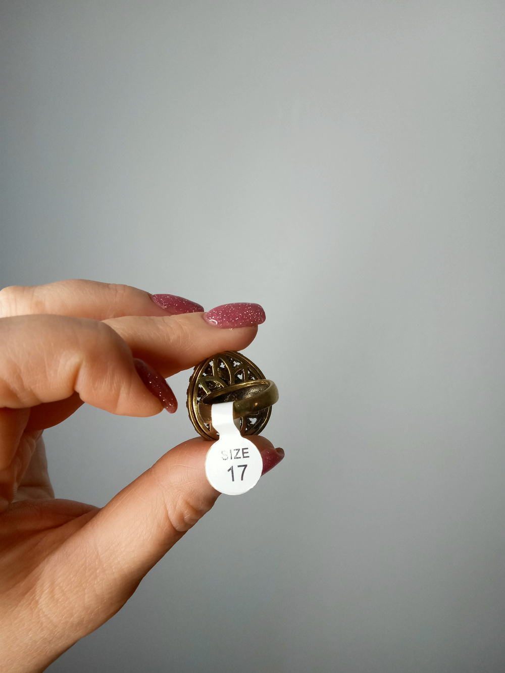 Кольцо в готическом стиле массивное.Размер-17