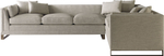 Диван Baker Surround One Arm Loveseat